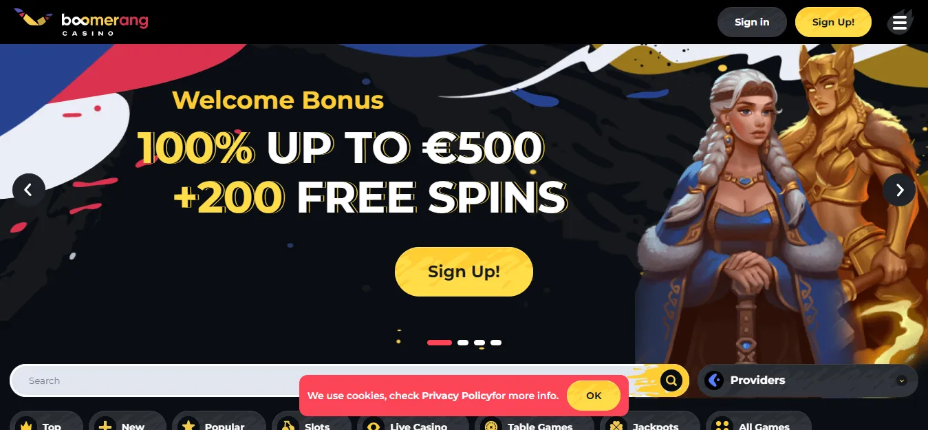 boomerang casino bonuses