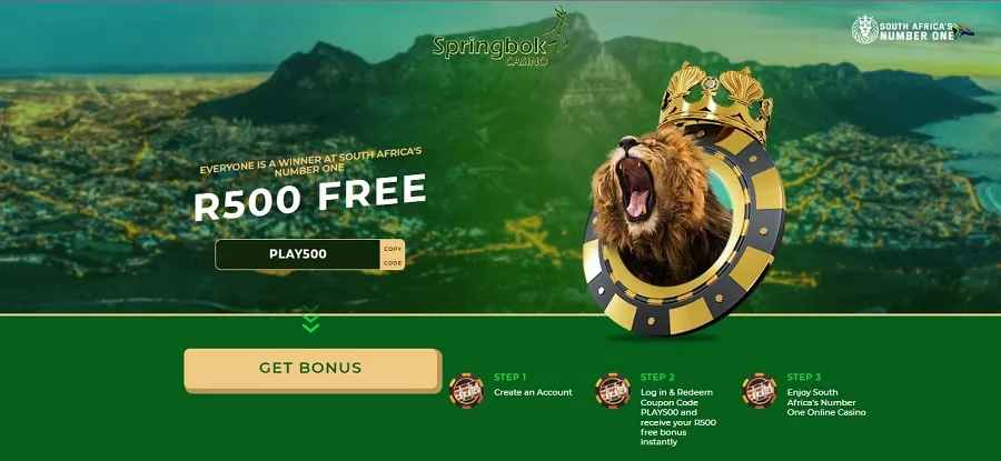 Springbok casino screenshot pcsa