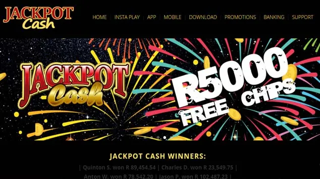 Jackpot Cash Casino Welcome bonus
