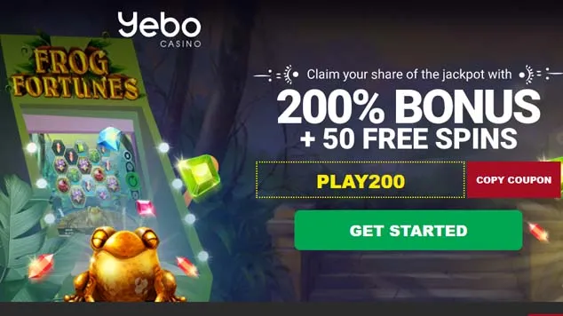 Yebo Casino Welcome Bonus