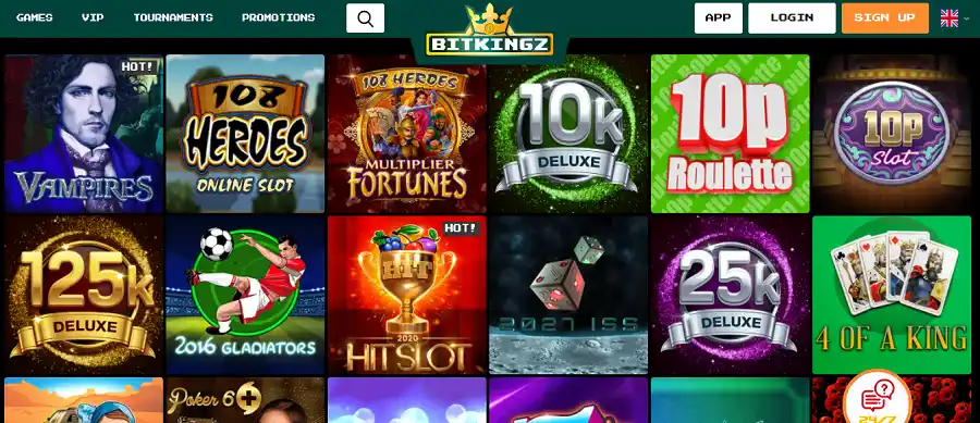 bitkings casino slot games