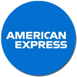 American express logo round