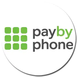 Pay by phone logo round