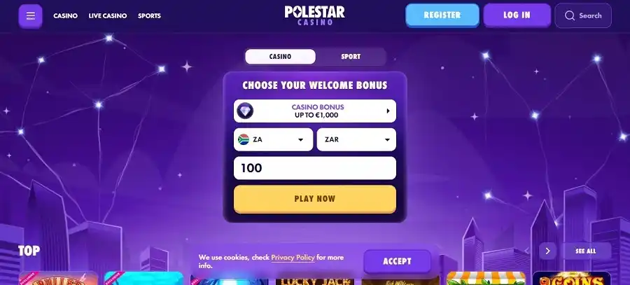 Polestar Casino Bonus