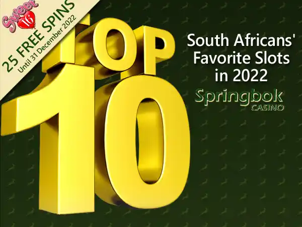 Springbok Casino Names Top 10 Slots of 2022