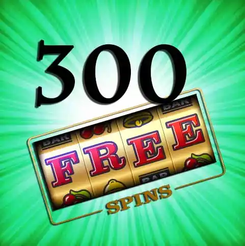 300 free spins