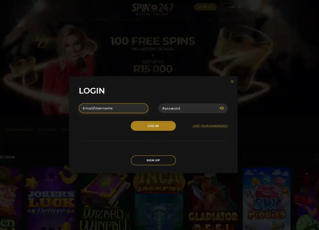 How to Login at Spin247 Casino