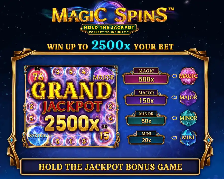 Magic spins grand jackpot