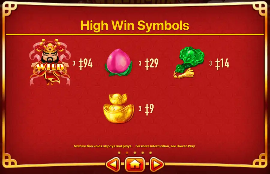 Wealth inn high win symbols