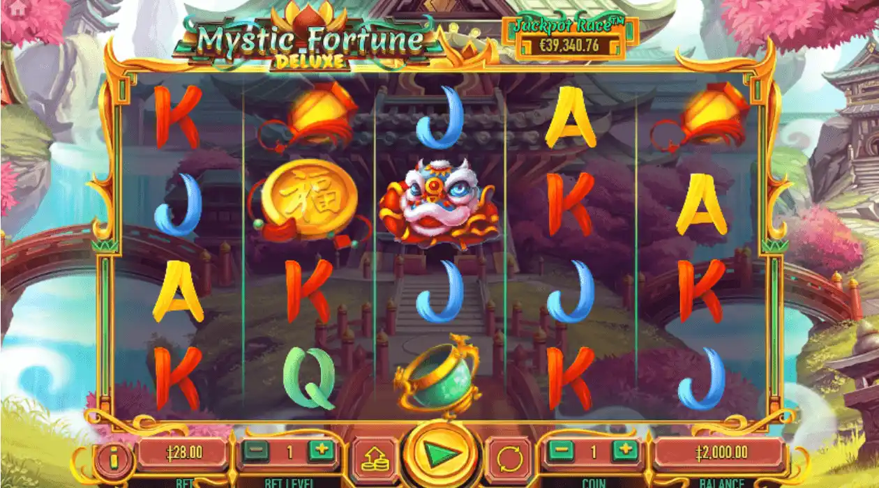 Mystic fortune game screen