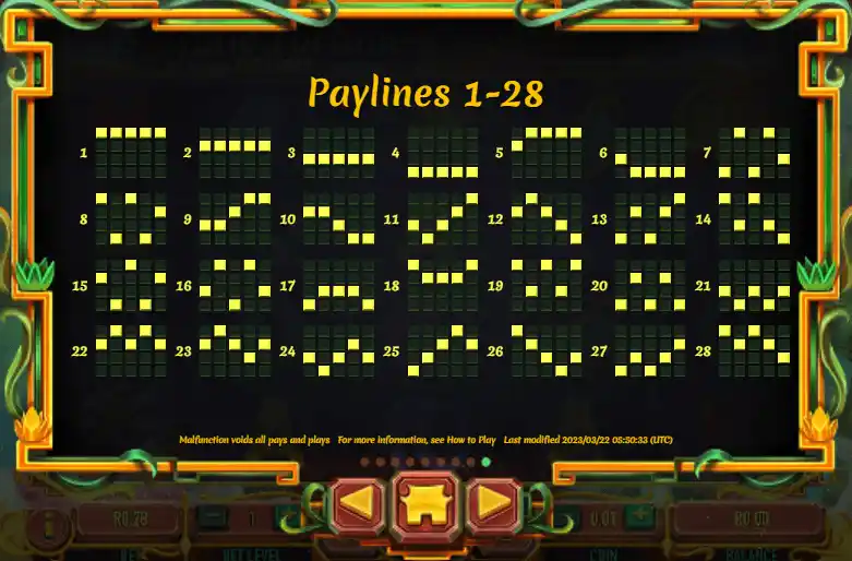 Mystic fortune paylines