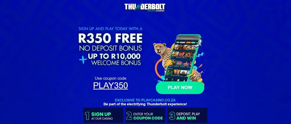 Thunderbolt casino homepage