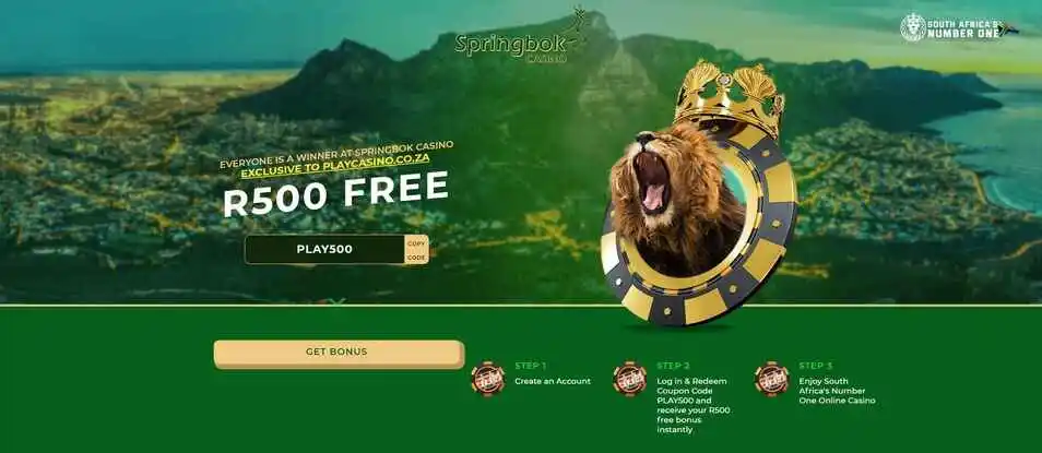 Springbok online casino exclusive welcome offer