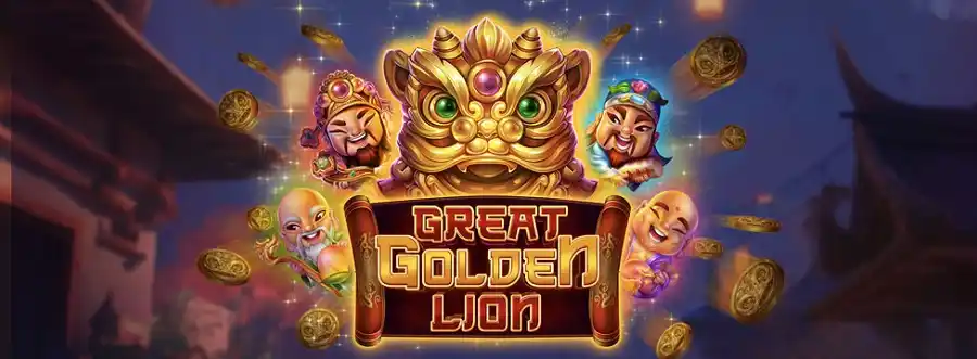 Great golden lion