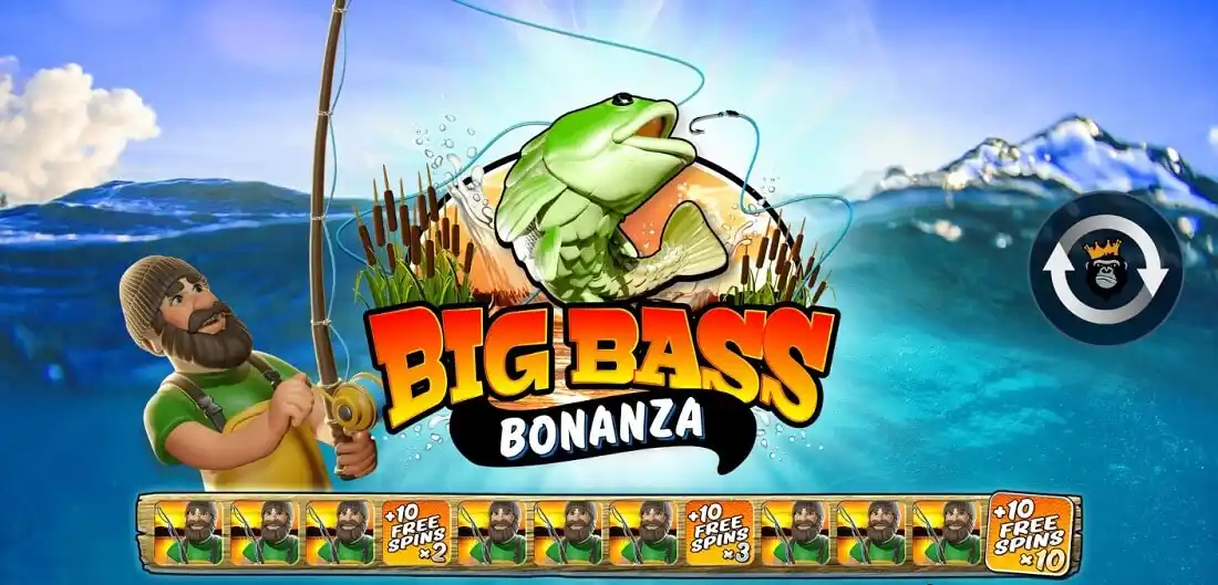 Big bass bonanza slot screenshot