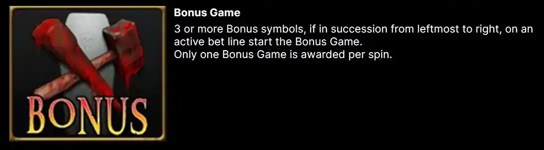 Blood suckers bonus game symbol