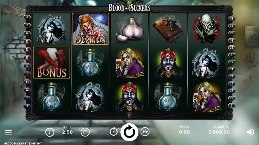 Blood suckers game screenshot