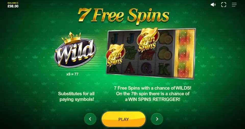 777 Strike Slot Free Spins