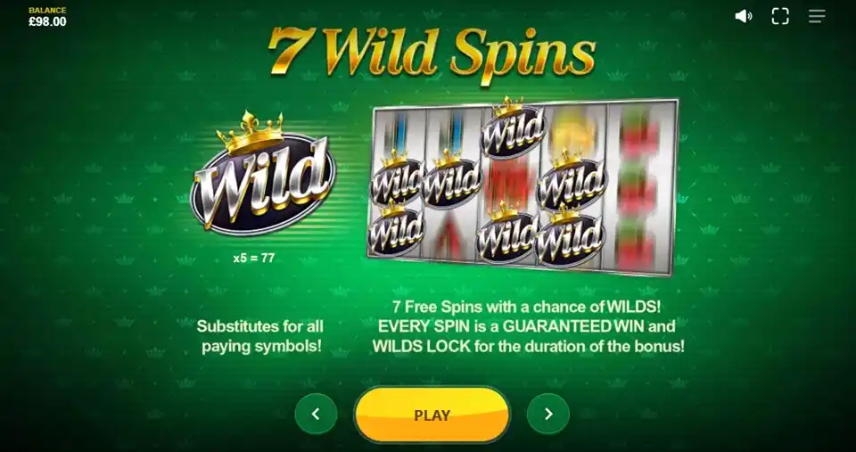777 Strike Slot Wild Spins