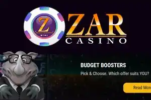 BUDGET BOOSTERS GALORE AT SOUTH AFRICAN ZAR CASINO