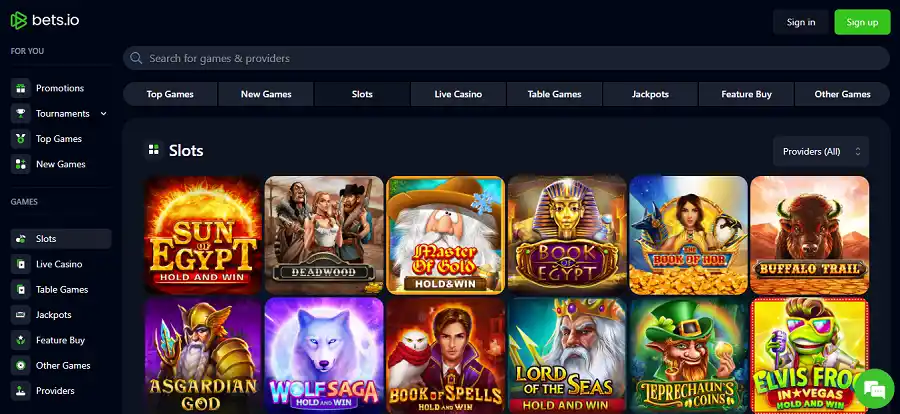 bets.io slot games