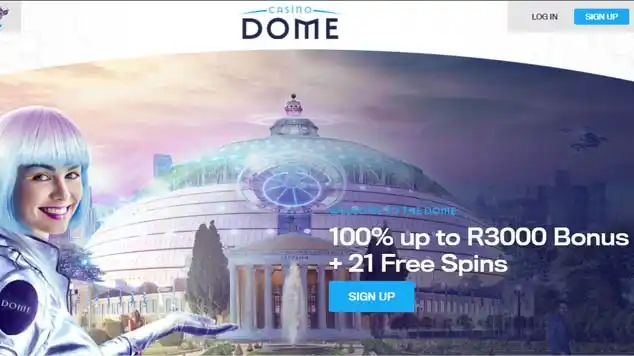 Casino Dome Landing Page