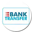 Bank transfer logo round