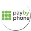 Pay by phone logo round