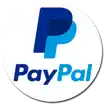 Paypal logo round