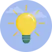 Lightbulb icon for casino knowledge