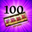 100 free spins