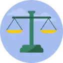 Scales icon for fair play