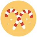 Candy Cane Icon