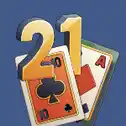 A pair of cards with a sum of 21