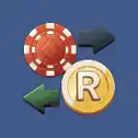 Casino chip and Rand coin exchange