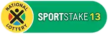 South African lotteries - Sportstake 13 logo