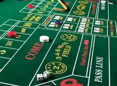 Craps table