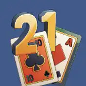 A pair of cards with a sum of 21