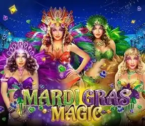 Mardi gras magic logo 4
