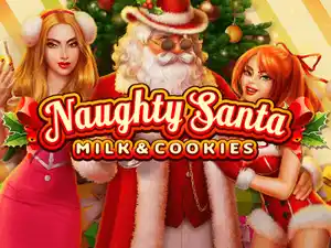 Naughty Santa Milk & Cookies