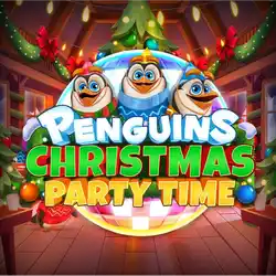 Logo image for penguins christmas party time