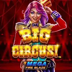 Logo image for mega fire blaze: big circus