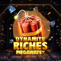 Logo image for dynamite riches megaways