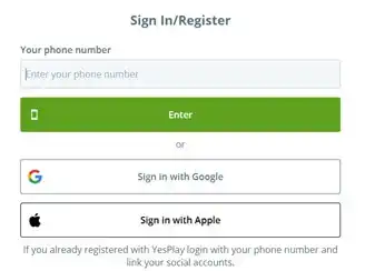 Yesplay Login