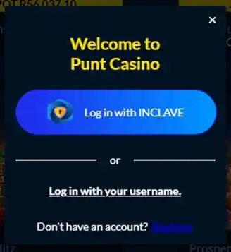 Punt Casino Login