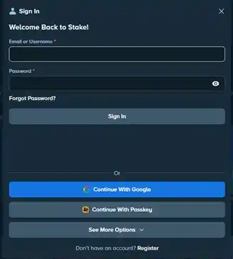 Stake Casino Login