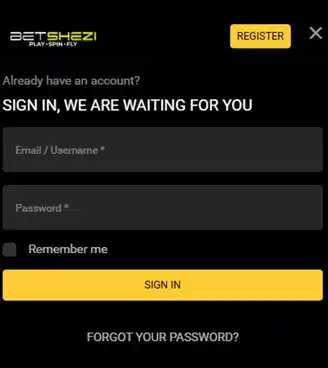 Betshezi Login