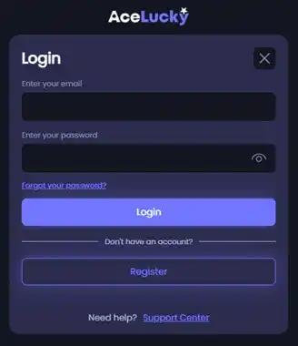 AceLucky Login