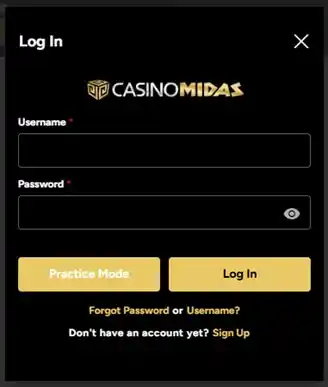 Casino Midas Login
