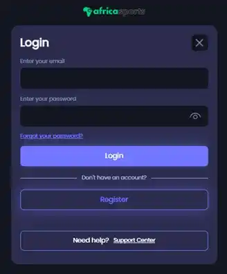 Africasports Casino Login